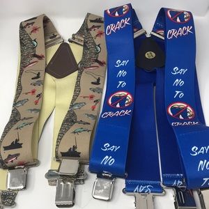 Suspenders 2 pair/2” x 48” (5’9”-6’2”)